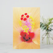 Hibiscus Briefpapier (Staand voorkant)