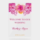 Hibiscus brossé Mariage floral (Recto)