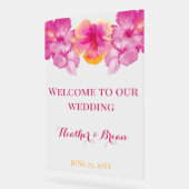 Hibiscus brossé Mariage floral (Angle)