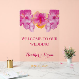 Hibiscus brossé Mariage floral
