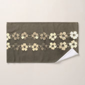Hibiscus Brown Floral (Serviette à main)