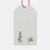 Hibiscus Cadeauvoordeeltag Cadeaulabel (Achterkant)