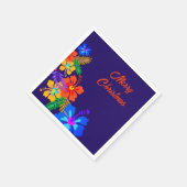 Hibiscus Christmas Luau Party Servetten (Hoek)