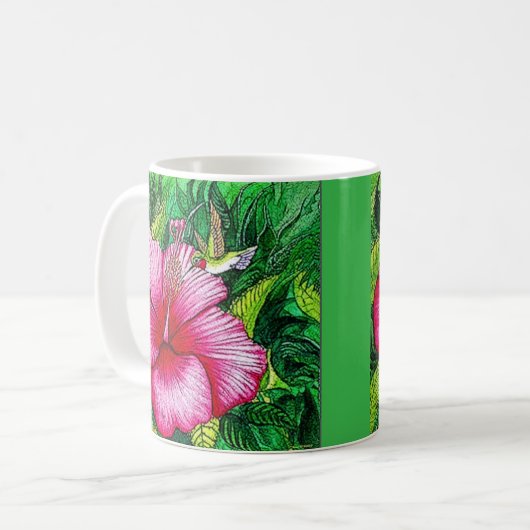 Hibiscus Colibri Mug (Devant gauche)