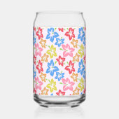 Hibiscus Coloré, Motif De Fleurs, Votre Nom (Gauche)