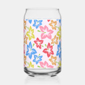 Hibiscus Coloré, Motif Des Fleurs (Recto)