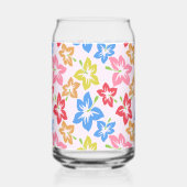 Hibiscus Coloré, Motif Des Fleurs (Verso)