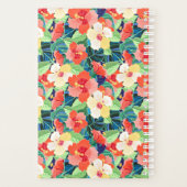 Hibiscus coloré Motif | Monogramme (Dos)