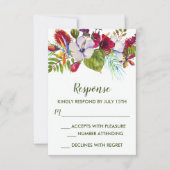 Hibiscus de l'île tropicale Florale Réponse verte (Devant)