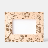 Hibiscus - Decor met Gecko 1 Gegraveerde Lijstjes (Voorkant)