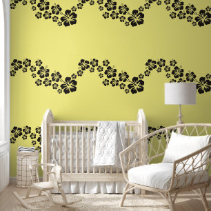 Hibiscus - Decoratie Bloesems 1 Behang