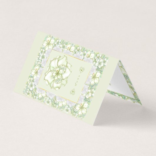 Hibiscus & dentelle BLANC (Front)