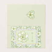 Hibiscus & dentelle BLANC (Outside Unfolded)