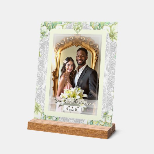 Hibiscus & dentelle BLANC (Angle)