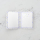 Hibiscus & dentelle BLEU (Intérieur)