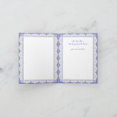 Hibiscus & dentelle BLEU (Intérieur)