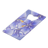 Hibiscus & dentelle BLEU (Devant Angle)
