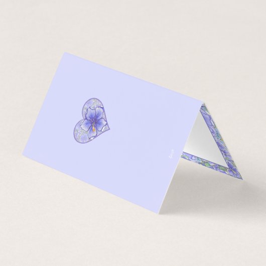 Hibiscus & dentelle BLEU (Back)