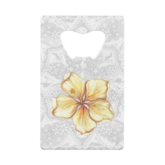 Hibiscus & dentelle JAUNE (Dos)