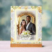 Hibiscus & dentelle JAUNE (Neutre)