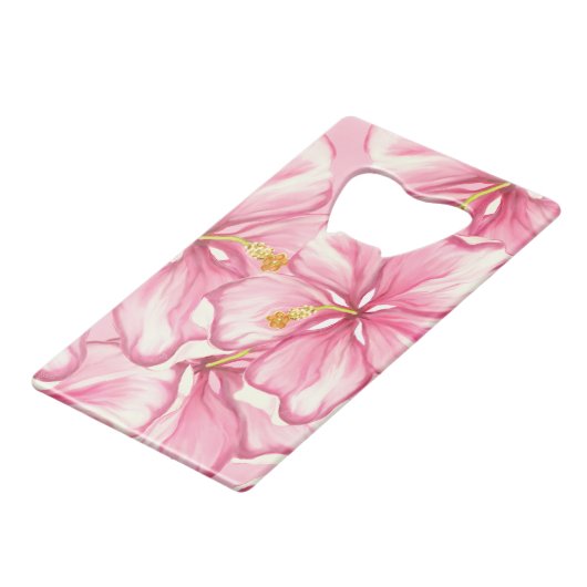 Hibiscus & dentelle PINK (Devant Angle)