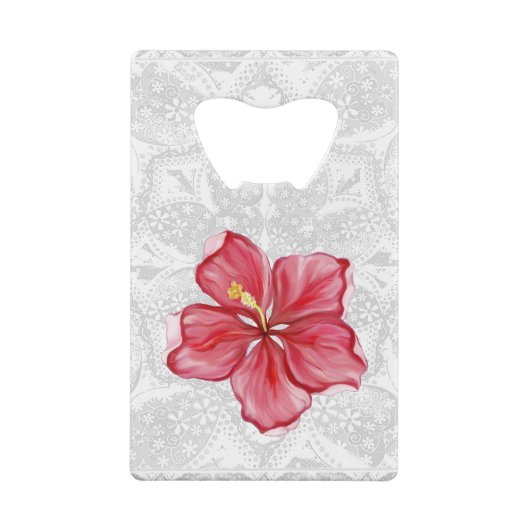 Hibiscus & dentelle RED (Dos)