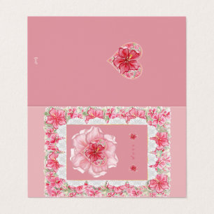 Hibiscus & dentelle RED