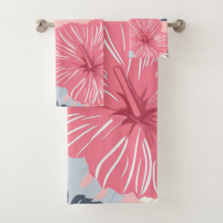hibiscus des fleurs roses tropicales
