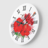 Hibiscus & Dragonfly Grote Klok (Hoek)