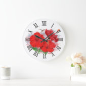 Hibiscus & Dragonfly Grote Klok (Huis)