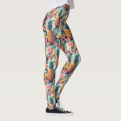 Hibiscus en ananas leggings (Rechts)