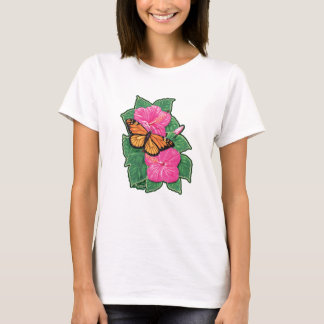 Hibiscus en Butterfly T-shirt