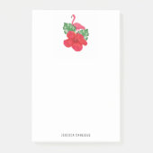 Hibiscus en Flamingo Tropical Post-it Notes (Voorkant)