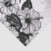 Hibiscus en kolibrie tissuepapier (Detail)