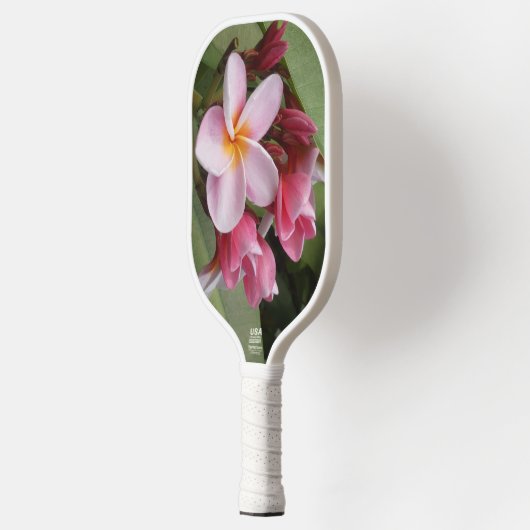 Hibiscus en Plumeria Pickleball Racket (Links)