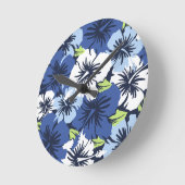 Hibiscus Epic Horloges murales hawaïennes (Angle)