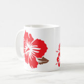 "Hibiscus épique" de Coral Mug (Devant gauche)
