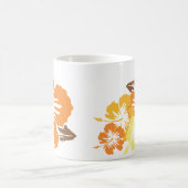 "Hibiscus épique" en Mug orange (Centre)
