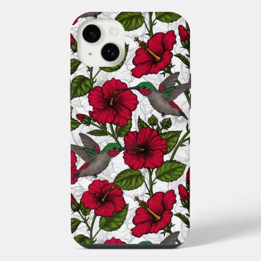 Hibiscus et colibris (Verso)