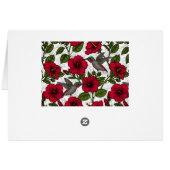 Hibiscus et colibris (Dos Horizontal)