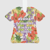 Hibiscus et orchidées hawaïens tropicaux de Keleah (dos)