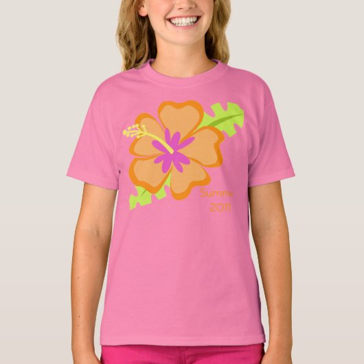 Hibiscus été 2011 T-shirt (Devant)