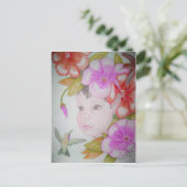Hibiscus Fairy (2) Briefkaart (Staand voorkant)