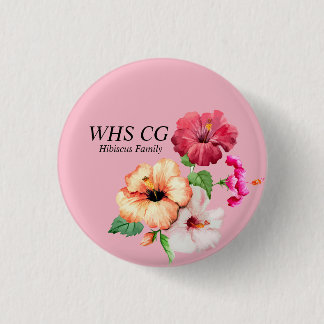 Hibiscus Family CG Pins Ronde Button 3,2 Cm