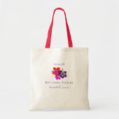 Hibiscus Fleurs d'Art Mariage Faveur Sac fourre-to (Devant)