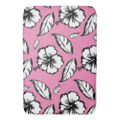 Hibiscus Floral Badmat (Voorkant Verticaal)