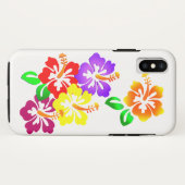Hibiscus Floral iPhone 3G/3GS à peine Coque (Dos (Horizontal))