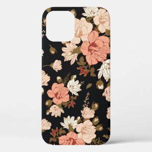 Hibiscus Floral: naadloos patroonontwerp iPhone 12 Hoesje