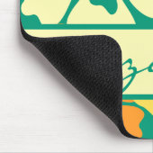 Hibiscus Floral Pattern Monogram Muismat (Hoek)