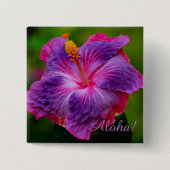 Hibiscus Flower Button (Voorkant)
